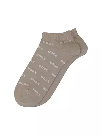 BOSS | Chaussettes sneaker lot de 2 noir | beige